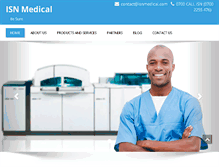 Tablet Screenshot of isnmedical.com